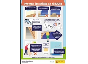 Infografía Prevenir las caídas en el hogar