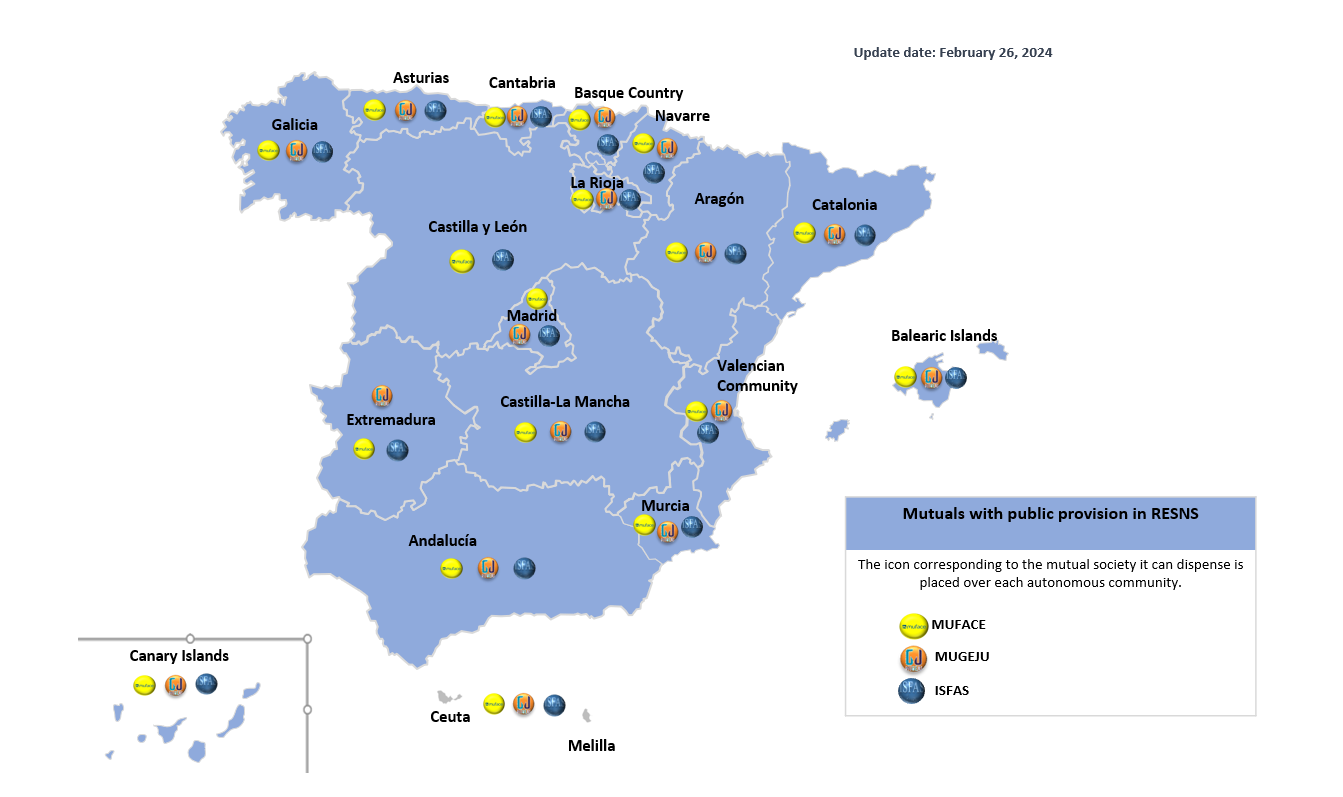 Mapa mutualidades receta