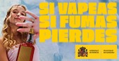 Banner campaña Si fumas o vapeas, PIERDES